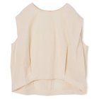 【プレインピープル/PLAIN PEOPLE】のダブルガーゼコクーンシルエットショート丈トップス 人気、トレンドファッション・服の通販 founy(ファニー) ファッション Fashion レディースファッション Fashion for Women トップス・カットソー Cut & Sew Tops ショート Short, Short Length ダブル Double, Double-Breasted ワッシャー Washer, Crinkled Finish 洗える Machine Washable thumbnail アイボリー|ID: prp329100004919689 ipo3291000000036910066