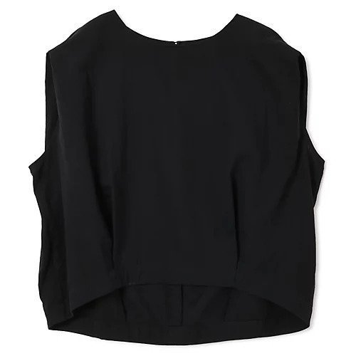 【プレインピープル/PLAIN PEOPLE】のダブルガーゼコクーンシルエットショート丈トップス インテリア・キッズ・メンズ・レディースファッション・服の通販 founy(ファニー) ファッション Fashion レディースファッション Fashion for Women トップス・カットソー Cut & Sew Tops ショート Short, Short Length ダブル Double, Double-Breasted ワッシャー Washer, Crinkled Finish 洗える Machine Washable ブラック|ID: prp329100004919689 ipo3291000000036910068