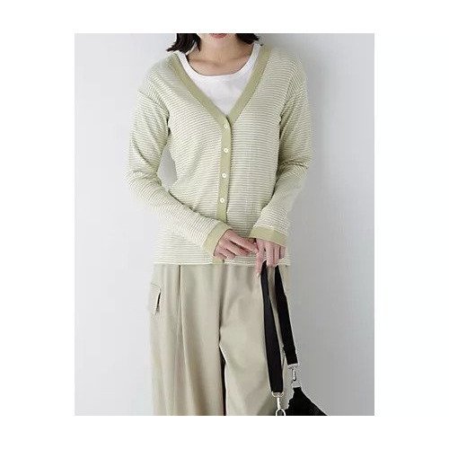 【ヒューマンウーマン/HUMAN WOMAN】のパネルリブVネックカーディガン インテリア・キッズ・メンズ・レディースファッション・服の通販 founy(ファウニー) https://founy.com/ ファッション Fashion レディースファッション Fashion for Women トップス・カットソー Cut & Sew Tops カーディガン・羽織り Layered Style Cardigans Vネックトップス V-Neck Tops / V-Cut Neckline Shirts おすすめ Recommended / Our Picks インナー Innerwear カーディガン Cardigan, Knitwear コンパクト Compact, Small Size スタンダード Standard, Basic タンク Tank Top, Sleeveless Top フィット Fit, Slim Fit ボーダー Border, Stripe 別注 Limited Edition, Custom Order 定番 Standard, Basic Item |ID: prp329100004919726 ipo3291000000037250856