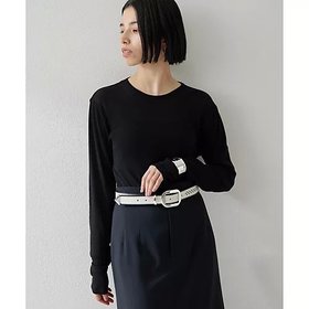 【ウィムガゼット/Whim Gazette】 【myporter】ロングスリーブTシャツ人気、トレンドファッション・服の通販 founy(ファニー) ファッション Fashion レディースファッション Fashion for Women トップス・カットソー Cut & Sew Tops シャツ・ブラウス・オフィスカジュアル Elegant Blouses & Button-Ups ロングTシャツ・Tシャツ Longline T-Shirts & Tees 2025年 2025 2025春夏・S/S Spring/Summer 2025 SS25 スタンダード Standard, Basic スリーブ Sleeve, Long Sleeve / Short Sleeve テレコ Ribbed, Rib Stitch ロング Long, Long-Length |ID:prp329100004919730
