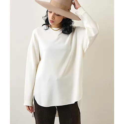 【ウィムガゼット/Whim Gazette】のVガゼットプルオーバー インテリア・キッズ・メンズ・レディースファッション・服の通販 founy(ファニー) 　ファッション　Fashion　レディースファッション　Fashion for Women　トップス・カットソー　Cut & Sew Tops　カジュアルプルオーバー・ニットトップス　Pullovers & Knit Tops / Casual Pullovers　アクセサリー　Fashion Accessories　コンパクト　Compact, Small Size　ジョーゼット　Georgette, Semi-Sheer Fabric　トレンド　Trend, Trending Now　定番　Standard, Basic Item　フォルム　Silhouette, Form　エレガント 上品　Elegant　オフホワイト|ID: prp329100004919731 ipo3291000000036910343