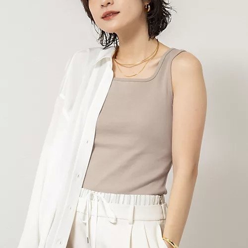 【ノーリーズソフィー/NOLLEY'S sophi】の2WAYベアテレコタンクトップ インテリア・キッズ・メンズ・レディースファッション・服の通販 founy(ファニー) https://founy.com/ ファッション Fashion レディースファッション Fashion for Women 2026年 2026 インナー Innerwear スクエア Square, Square Shape ストレッチ Stretch, Stretchy Fabric タンク Tank Top, Sleeveless Top 人気 Popular, Best Seller 定番 Standard, Basic Item |ID: prp329100004919732 ipo3291000000036910350