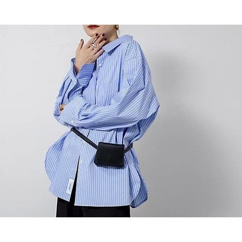 【ノーリーズ/NOLLEY'S】の【MAQWEL/マクウェル】ウォッシャブルストライプシャツ インテリア・キッズ・メンズ・レディースファッション・服の通販 founy(ファニー) 　ファッション　Fashion　レディースファッション　Fashion for Women　トップス・カットソー　Cut & Sew Tops　シャツ・ブラウス・オフィスカジュアル　Elegant Blouses & Button-Ups　2026年　2026　カフス　Cuff Design　ストライプ　Stripe, Striped Pattern　リラックス　Relax, Relaxed Fit　ブルー系3|ID: prp329100004919734 ipo3291000000036910363