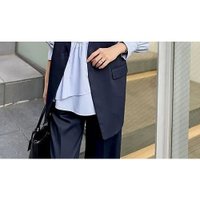 【ノーリーズ/NOLLEY'S】の《セットアップ対応》ウォッシャブルジョーゼットフリル付きマルチWAYジレ 人気、トレンドファッション・服の通販 founy(ファニー) ファッション Fashion レディースファッション Fashion for Women アウター Coat / Outerwear Collection トップス・カットソー Cut & Sew Tops ベスト&ジレ / 重ね着スタイル Vests & Gilets 2026年 2026 オケージョン Occasion Wear クラシック Classic, Timeless Style サテン Satin, Glossy Fabric シンプル Simple, Minimal セットアップ Set-Up, Coordinated Outfit フリル Frill, Ruffle ベスト Vest, Waistcoat エレガント 上品 Elegant |ID:prp329100004919736