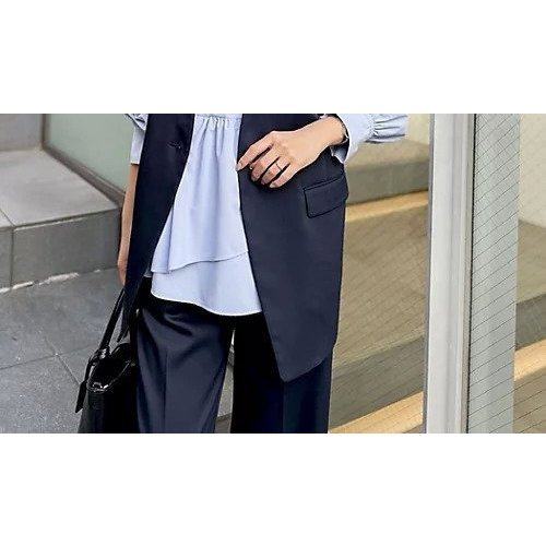 【ノーリーズ/NOLLEY'S】の《セットアップ対応》ウォッシャブルジョーゼットフリル付きマルチWAYジレ インテリア・キッズ・メンズ・レディースファッション・服の通販 founy(ファウニー) https://founy.com/ ファッション Fashion レディースファッション Fashion for Women アウター Coat / Outerwear Collection トップス・カットソー Cut & Sew Tops ベスト&ジレ / 重ね着スタイル Vests & Gilets 2026年 2026 2026春夏・S/S Spring/Summer 2026 SS26 オケージョン Occasion Wear クラシック Classic, Timeless Style サテン Satin, Glossy Fabric シンプル Simple, Minimal セットアップ Set-Up, Coordinated Outfit フリル Frill, Ruffle ベスト Vest, Waistcoat エレガント 上品 Elegant |ID: prp329100004919736 ipo3291000000037249053