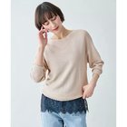 【エニー/ANY】のアクリルガーターニット 人気、トレンドファッション・服の通販 founy(ファニー) ファッション Fashion レディースファッション Fashion for Women トップス・カットソー Cut & Sew Tops ニット Knit Tops & Sweaters おすすめ Recommended / Our Picks カットソー Cut and Sewn Top シンプル Simple, Minimal ネックレス Necklace, Pendant Necklace thumbnail グレージュ|ID: prp329100004919739 ipo3291000000036910391