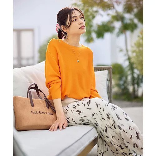 【エニー/ANY】のアクリルガーターニット 人気、トレンドファッション・服の通販 founy(ファニー) 　ファッション　Fashion　レディースファッション　Fashion for Women　トップス・カットソー　Cut & Sew Tops　ニット　Knit Tops & Sweaters　おすすめ　Recommended / Our Picks　カットソー　Cut and Sewn Top　シンプル　Simple, Minimal　ネックレス　Necklace, Pendant Necklace　other-3|ID: prp329100004919739 ipo3291000000036910394