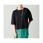 【エニー/ANY】の【Sサイズあり】オーガニックコットンスムース5分袖Tシャツ ブラック|ID: prp329100004919740 ipo3291000000036910398