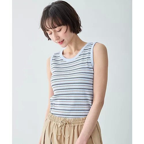 【エニー/ANY】のテレコラウンドヘムタンクトップ インテリア・キッズ・メンズ・レディースファッション・服の通販 founy(ファニー) https://founy.com/ ファッション Fashion レディースファッション Fashion for Women インナー Innerwear 抗菌 Antibacterial, Bacteria-Resistant サロペット Overalls, Salopette シンプル Simple, Minimal ジャケット Jacket, Outerwear テレコ Ribbed, Rib Stitch 定番 Standard, Basic Item フィット Fit, Slim Fit ベーシック Basic, Essential ボーダー Border, Stripe 無地 Plain, Solid Color おすすめ Recommended / Our Picks 夏 Summer |ID: prp329100004919742 ipo3291000000036910407