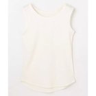 【エニー/ANY】のテレコラウンドヘムタンクトップ ホワイト|ID: prp329100004919742 ipo3291000000036910409