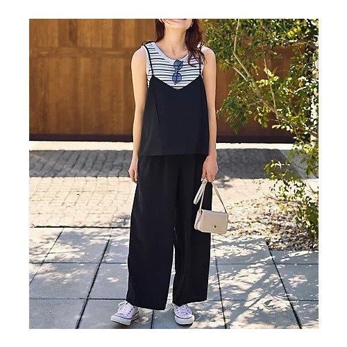 【エニー/ANY】のテレコラウンドヘムタンクトップ 人気、トレンドファッション・服の通販 founy(ファニー) 　ファッション　Fashion　レディースファッション　Fashion for Women　インナー　Innerwear　抗菌　Antibacterial, Bacteria-Resistant　サロペット　Overalls, Salopette　シンプル　Simple, Minimal　ジャケット　Jacket, Outerwear　テレコ　Ribbed, Rib Stitch　定番　Standard, Basic Item　フィット　Fit, Slim Fit　ベーシック　Basic, Essential　ボーダー　Border, Stripe　無地　Plain, Solid Color　おすすめ　Recommended / Our Picks　夏　Summer　other-3|ID: prp329100004919742 ipo3291000000036910414