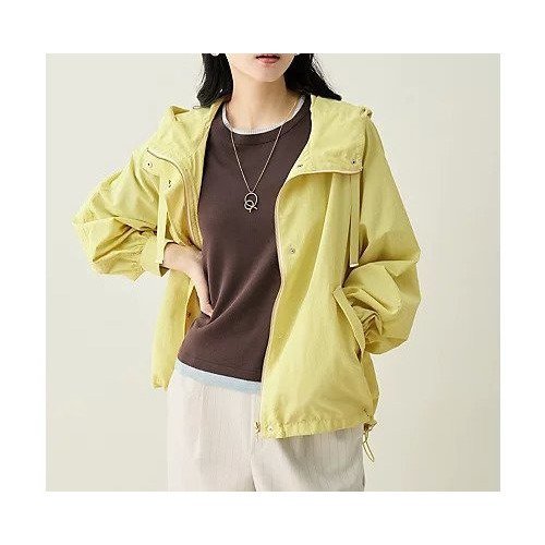 【エニー/ANY】の撥水マウンテンパーカー インテリア・キッズ・メンズ・レディースファッション・服の通販 founy(ファニー) 　ファッション　Fashion　レディースファッション　Fashion for Women　トップス・カットソー　Cut & Sew Tops　レディースパーカー・カジュアルフーディー　Casual Hoodies & Sweatshirts　スピンドル　Spindle, Drawcord　パーカー　Hoodie, Parka　イエロー|ID: prp329100004919745 ipo3291000000036910431