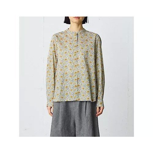 【ミディウミ/MidiUmi】のリバティプリントシャツ インテリア・キッズ・メンズ・レディースファッション・服の通販 founy(ファニー) 　ファッション　Fashion　レディースファッション　Fashion for Women　トップス・カットソー　Cut & Sew Tops　シャツ・ブラウス・オフィスカジュアル　Elegant Blouses & Button-Ups　イエロー　Yellow　セットアップ　Set-Up, Coordinated Outfit　イエロー|ID: prp329100004919756 ipo3291000000036910499