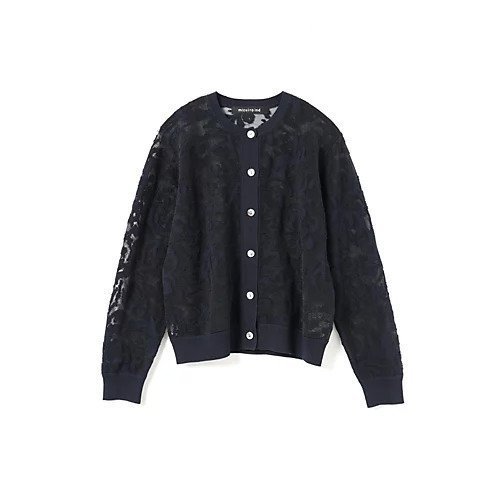 【ミズイロ インド/mizuiro ind】のメッシュ刺繍クルーカーディガン 人気、トレンドファッション・服の通販 founy(ファニー) ファッション Fashion レディースファッション Fashion for Women トップス・カットソー Cut & Sew Tops カーディガン・羽織り Layered Style Cardigans インナー Innerwear カーディガン Cardigan, Knitwear ショート Short, Short Length ベスト Vest, Waistcoat メッシュ Mesh, Net Fabric エレガント 上品 Elegant 夏 Summer 春 Spring other-1|ID: prp329100004919761 ipo3291000000036910522