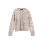 【ミズイロ インド/mizuiro ind】のメッシュ刺繍クルーカーディガン 人気、トレンドファッション・服の通販 founy(ファニー) ファッション Fashion レディースファッション Fashion for Women トップス・カットソー Cut & Sew Tops カーディガン・羽織り Layered Style Cardigans インナー Innerwear カーディガン Cardigan, Knitwear ショート Short, Short Length ベスト Vest, Waistcoat メッシュ Mesh, Net Fabric エレガント 上品 Elegant 夏 Summer 春 Spring thumbnail ベージュ|ID: prp329100004919761 ipo3291000000036910525