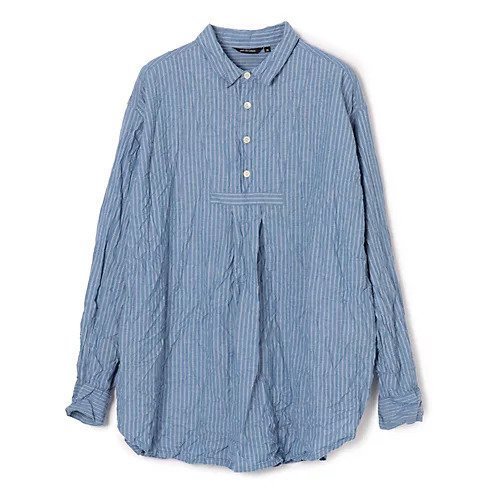 【パドカレ/pas de calais】の26SS 綿麻ストライプワッシャーシャツ 人気、トレンドファッション・服の通販 founy(ファニー) ファッション Fashion レディースファッション Fashion for Women トップス・カットソー Cut & Sew Tops シャツ・ブラウス・オフィスカジュアル Elegant Blouses & Button-Ups 2026年 2026 ストライプ Stripe, Striped Pattern エレガント 上品 Elegant 洗える Machine Washable other-1|ID: prp329100004919762 ipo3291000000036910532