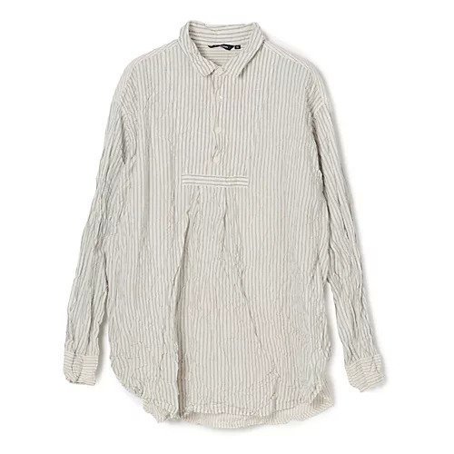 【パドカレ/pas de calais】の26SS 綿麻ストライプワッシャーシャツ インテリア・キッズ・メンズ・レディースファッション・服の通販 founy(ファニー) ファッション Fashion レディースファッション Fashion for Women トップス・カットソー Cut & Sew Tops シャツ・ブラウス・オフィスカジュアル Elegant Blouses & Button-Ups 2026年 2026 ストライプ Stripe, Striped Pattern エレガント 上品 Elegant 洗える Machine Washable アイボリー|ID: prp329100004919762 ipo3291000000036910534