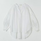 【ヌキテパ/NE QUITTEZ PAS】のCOTTON VOILE LACE & PIN TUCK BLOUSE 人気、トレンドファッション・服の通販 founy(ファニー) ファッション Fashion レディースファッション Fashion for Women スリーブ Sleeve, Long Sleeve / Short Sleeve デニム Denim, Jeans Material フレンチ French, French Style レース Lace, Lace Fabric 夏 Summer 定番 Standard, Basic Item 春 Spring 洗える Machine Washable 長袖 Long Sleeve, Full Sleeve thumbnail ホワイト|ID: prp329100004926929 ipo3291000000036969153