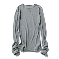 【トゥエルブクローゼット/12closet】の【洗える】クルーネックシアーカットソー 人気、トレンドファッション・服の通販 founy(ファニー) ファッションモデル・俳優・女優 Models 女性 Women 福田麻琴 Fukuda Makoto ファッション Fashion レディースファッション Fashion for Women トップス・カットソー Cut & Sew Tops カットソー・ベーシックTシャツ Cut-and-Sewn Tops / Stretch Tees & Basics おすすめ Recommended / Our Picks カットソー Cut and Sewn Top コラボ Collaboration, Collab シアー Sheer, See-Through ボーダー Border, Stripe 冬 Winter / This Winter 日本製 Made In Japan 洗える Machine Washable |ID:prp329100004926968