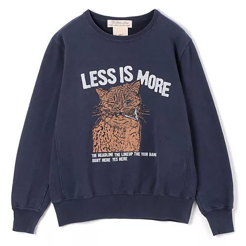 【レミレリーフ/REMI RELIEF】の【HPS別注】HARD SP加工20/スエット(LESS IS MORE C) インテリア・キッズ・メンズ・レディースファッション・服の通販 founy(ファニー) https://founy.com/ ファッション Fashion レディースファッション Fashion for Women 洗える Machine Washable スウェット / スエット Sweatshirt, Sweatwear スペシャル Special, Limited Edition 人気 Popular, Best Seller 猫 Cat, Kitty プリント Print, Printed Pattern 別注 Limited Edition, Custom Order ロング Long, Long-Length |ID: prp329100004926975 ipo3291000000036969539