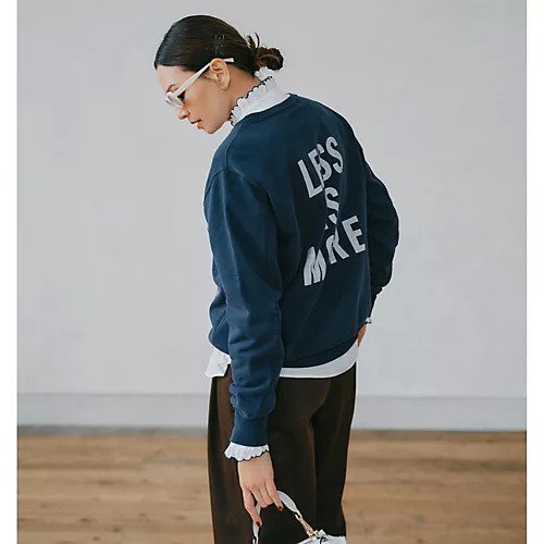 【レミレリーフ/REMI RELIEF】の【HPS別注】HARD SP加工20/スエット(LESS IS MORE C) 人気、トレンドファッション・服の通販 founy(ファニー) 　ファッション　Fashion　レディースファッション　Fashion for Women　洗える　Machine Washable　スウェット / スエット　Sweatshirt, Sweatwear　スペシャル　Special, Limited Edition　人気　Popular, Best Seller　猫　Cat, Kitty　プリント　Print, Printed Pattern　別注　Limited Edition, Custom Order　ロング　Long, Long-Length　other-3|ID: prp329100004926975 ipo3291000000036969549