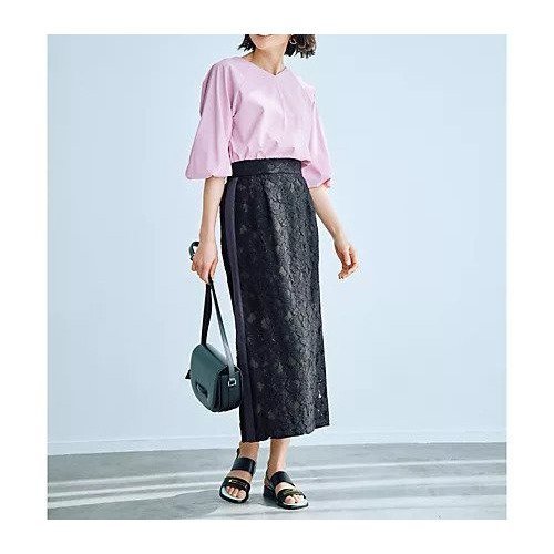 【イーバイエクラ/E by eclat】の浅Vネックブラウス見えカットソー 人気、トレンドファッション・服の通販 founy(ファニー) 　ファッション　Fashion　レディースファッション　Fashion for Women　トップス・カットソー　Cut & Sew Tops　シャツ・ブラウス・オフィスカジュアル　Elegant Blouses & Button-Ups　カットソー・ベーシックTシャツ　Cut-and-Sewn Tops / Stretch Tees & Basics　Vネックトップス　V-Neck Tops / V-Cut Neckline Shirts　カットソー　Cut and Sewn Top　ジョーゼット　Georgette, Semi-Sheer Fabric　デコルテ　Décolleté, Neckline　ドレープ　Drape, Draping Fabric　フィット　Fit, Slim Fit　フェミニン　Feminine, Girly　夏　Summer　洗える　Machine Washable　other-2|ID: prp329100004927007 ipo3291000000036969758