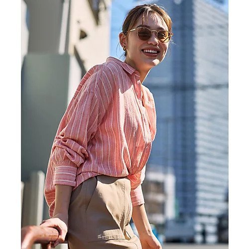 【エニー/ANY】の【Sサイズあり】ヨーロピアンリネンオーバーシャツ 人気、トレンドファッション・服の通販 founy(ファニー) 　ファッション　Fashion　レディースファッション　Fashion for Women　トップス・カットソー　Cut & Sew Tops　シャツ・ブラウス・オフィスカジュアル　Elegant Blouses & Button-Ups　インナー　Innerwear　スウェット / スエット　Sweatshirt, Sweatwear　タンク　Tank Top, Sleeveless Top　バランス　Balance, Style Balance　リネン　Linen, Linen Fabric　おすすめ　Recommended / Our Picks　other-2|ID: prp329100004927023 ipo3291000000036969891