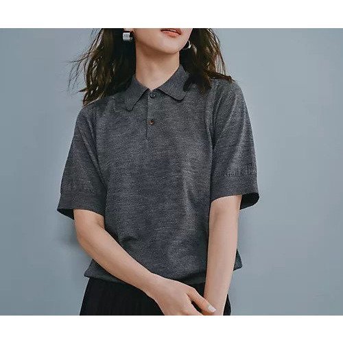 【ウメダ/UMEDA】の【HPS別注】16GG KNIT POLO 人気、トレンドファッション・服の通販 founy(ファニー) 　ファッション　Fashion　レディースファッション　Fashion for Women　トップス・カットソー　Cut & Sew Tops　ニット　Knit Tops & Sweaters　シンプル　Simple, Minimal　別注　Limited Edition, Custom Order　洗える　Machine Washable　other-3|ID: prp329100004927038 ipo3291000000036970026