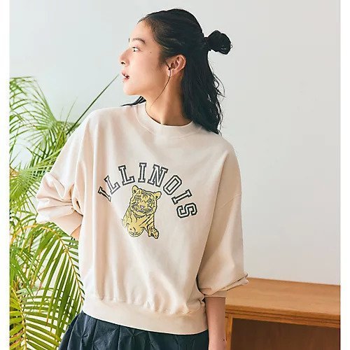 【レミレリーフ/REMI RELIEF】の【HPS別注】SP加工スーピマ裏毛クルー(ILLINOIS) 人気、トレンドファッション・服の通販 founy(ファニー) 　ファッション　Fashion　レディースファッション　Fashion for Women　スウェット / スエット　Sweatshirt, Sweatwear　スーピマ　Supima, Premium Cotton　セットアップ　Set-Up, Coordinated Outfit　プリント　Print, Printed Pattern　別注　Limited Edition, Custom Order　旅行　Travel　other-2|ID: prp329100004927042 ipo3291000000036970053