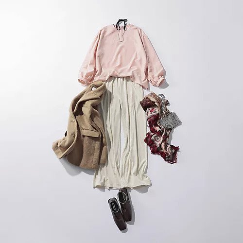 【イーバイエクラ/E by eclat】の【コラボ】タック入りTブラウス 人気、トレンドファッション・服の通販 founy(ファニー) 　ファッション　Fashion　レディースファッション　Fashion for Women　トップス・カットソー　Cut & Sew Tops　シャツ・ブラウス・オフィスカジュアル　Elegant Blouses & Button-Ups　コラボ　Collaboration, Collab　スリット　Slit, Slit Detail　ベーシック　Basic, Essential　洗える　Machine Washable　other-3|ID: prp329100004927057 ipo3291000000036970164