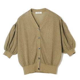 【イーバイエクラ/E by eclat】 ギャザー袖ラメカーディガン人気、トレンドファッション・服の通販 founy(ファニー) ファッション Fashion レディースファッション Fashion for Women トップス・カットソー Cut & Sew Tops カーディガン・羽織り Layered Style Cardigans カーディガン Cardigan, Knitwear ギャザー Gathered, Ruffled ドロップ Drop Shoulder, Dropped Style ブラウジング Blouson Silhouette, Cinched Waist モダン Modern, Contemporary 洗える Machine Washable |ID:prp329100004927067