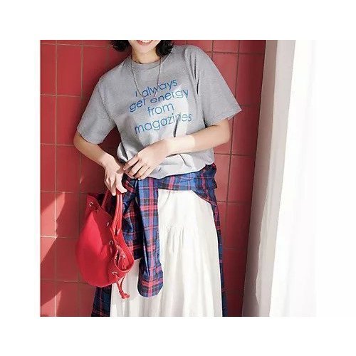 【タンタン/TANGTANG】の【LEEマルシェ20th別注】【洗える】A MESSAGE「MAGAZINES」 人気、トレンドファッション・服の通販 founy(ファニー) 　ファッション　Fashion　レディースファッション　Fashion for Women　ワンポイント　One Point, Statement Accent　人気　Popular, Best Seller　別注　Limited Edition, Custom Order　洗える　Machine Washable　other-2|ID: prp329100004927142 ipo3291000000036970775