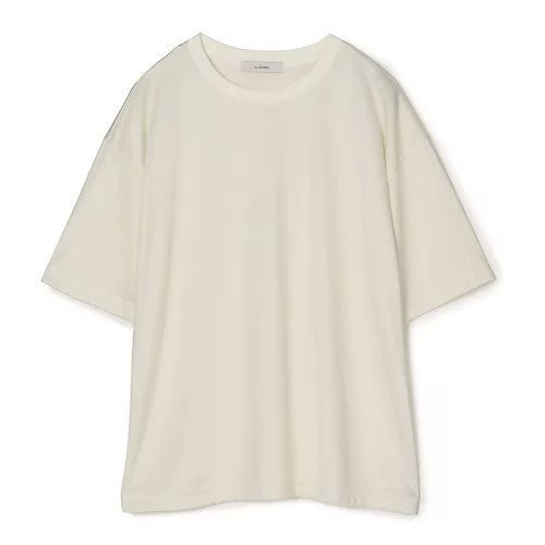 【スアデオ/suadeo】の艶ワイドTシャツ インテリア・キッズ・メンズ・レディースファッション・服の通販 founy(ファニー) 　ファッション　Fashion　レディースファッション　Fashion for Women　トップス・カットソー　Cut & Sew Tops　シャツ・ブラウス・オフィスカジュアル　Elegant Blouses & Button-Ups　ロングTシャツ・Tシャツ　Longline T-Shirts & Tees　なめらか　Smooth, Silky Texture　シルク　Silk, 100% Silk　シンプル　Simple, Minimal　ジャケット　Jacket, Outerwear　ドレープ　Drape, Draping Fabric　ワイド　Wide, Wide Fit　エレガント 上品　Elegant　夏　Summer　洗える　Machine Washable　オフホワイト|ID: prp329100004927146 ipo3291000000036970797