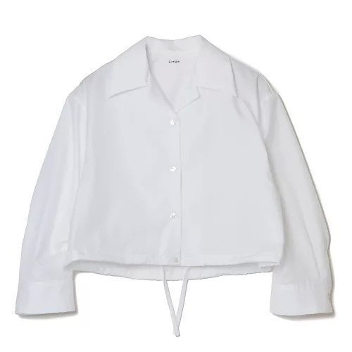 【エクラ/eclat】の【宮崎桃代さん別注】クロップトシャツ インテリア・キッズ・メンズ・レディースファッション・服の通販 founy(ファニー) 　ファッション　Fashion　レディースファッション　Fashion for Women　トップス・カットソー　Cut & Sew Tops　シャツ・ブラウス・オフィスカジュアル　Elegant Blouses & Button-Ups　バランス　Balance, Style Balance　別注　Limited Edition, Custom Order　洗える　Machine Washable　ホワイト|ID: prp329100004927147 ipo3291000000036970809