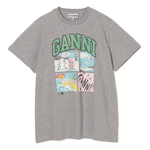 【ガニー/GANNI】のBasic Cotton Jersey Bear Comic Teddy インテリア・キッズ・メンズ・レディースファッション・服の通販 founy(ファニー) 　ファッション　Fashion　レディースファッション　Fashion for Women　インナー　Innerwear　グラフィック　Graphic, Graphic Design　洗える　Machine Washable　Paloma|ID: prp329100004927155 ipo3291000000036970863