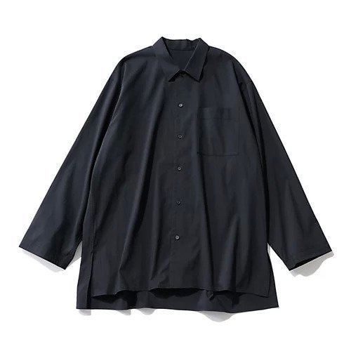 【ニュートラルワークス/NEUTRALWORKS】のHERMIA/LONG SLEEVE SHIRT インテリア・キッズ・メンズ・レディースファッション・服の通販 founy(ファニー) 　ファッション　Fashion　レディースファッション　Fashion for Women　トップス・カットソー　Cut & Sew Tops　シャツ・ブラウス・オフィスカジュアル　Elegant Blouses & Button-Ups　ストレッチ　Stretch, Stretchy Fabric　パジャマ　Pajamas, Sleepwear　ボックス　Boxy, Box Shape　ポケット　Pocket, Pocket Detail　リラックス　Relax, Relaxed Fit　長袖　Long Sleeve, Full Sleeve　ブラック|ID: prp329100004927158 ipo3291000000036970891