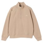 【メゾン キツネ/MAISON KITSUNE】のBABY FOX HALF ZIP SWEATSHIRT 人気、トレンドファッション・服の通販 founy(ファニー) ファッション Fashion レディースファッション Fashion for Women トップス・カットソー Cut & Sew Tops シャツ・ブラウス・オフィスカジュアル Elegant Blouses & Button-Ups レディースパーカー・カジュアルフーディー Casual Hoodies & Sweatshirts ロングTシャツ・Tシャツ Longline T-Shirts & Tees スウェット・クルーネックトップス Sweatshirts & Crewnecks / Relaxed Fit Sweat Tops 2025年 2025 2025-2026秋冬・A/W Autumn/Winter 2025–26 AW25–26 ショルダー Shoulder, Shoulder Strap ジップ Zip, Zipper ドロップ Drop Shoulder, Dropped Style ヴィンテージ Vintage Style 洗える Machine Washable thumbnail FEATHER BEIGE|ID: prp329100004927221 ipo3291000000036971354