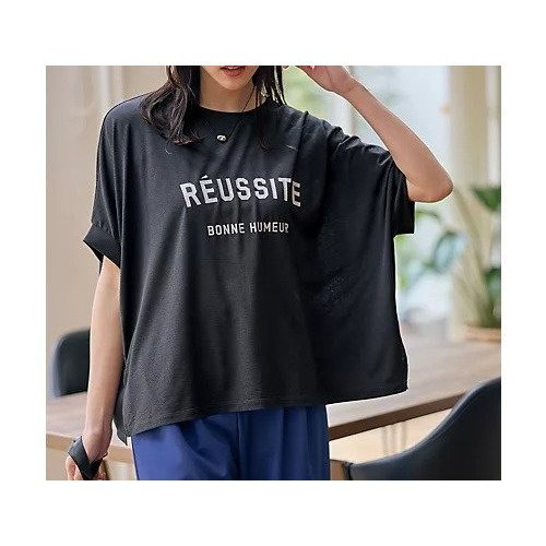 【エニー/ANY】のシアージョーゼットボクシーロゴT 人気、トレンドファッション・服の通販 founy(ファニー) 　ファッション　Fashion　レディースファッション　Fashion for Women　シアー　Sheer, See-Through　ジョーゼット　Georgette, Semi-Sheer Fabric　タンク　Tank Top, Sleeveless Top　デニム　Denim, Jeans Material　ワイド　Wide, Wide Fit　夏　Summer　洗える　Machine Washable　other-2|ID: prp329100004927320 ipo3291000000036972141