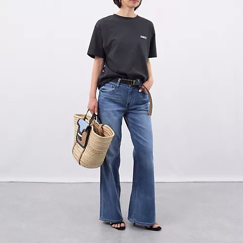 【アメリカーナ/Americana】のラフィー丸胴 バックプリントT 人気、トレンドファッション・服の通販 founy(ファニー) 　ファッション　Fashion　レディースファッション　Fashion for Women　バッグ　Bags　クラシック　Classic, Timeless Style　コンパクト　Compact, Small Size　プリント　Print, Printed Pattern　ワイド　Wide, Wide Fit　洗える　Machine Washable　other-2|ID: prp329100004927438 ipo3291000000036973119