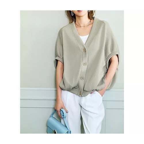 【コグ ザビッグスモーク/COGTHEBIGSMOKE】のパフスリーブカーディガン 人気、トレンドファッション・服の通販 founy(ファニー) 　ファッション　Fashion　レディースファッション　Fashion for Women　トップス・カットソー　Cut & Sew Tops　カーディガン・羽織り　Layered Style Cardigans　ドロップ　Drop Shoulder, Dropped Style　モダン　Modern, Contemporary　ワイド　Wide, Wide Fit　洗える　Machine Washable　other-2|ID: prp329100004935595 ipo3291000000037038357