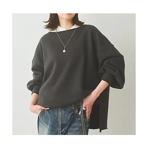 【ウィムガゼット/Whim Gazette】のリラックススウェットプルオーバー インテリア・キッズ・メンズ・レディースファッション・服の通販 founy(ファニー) https://founy.com/ ファッション Fashion レディースファッション Fashion for Women トップス・カットソー Cut & Sew Tops レディースパーカー・カジュアルフーディー Casual Hoodies & Sweatshirts カジュアルプルオーバー・ニットトップス Pullovers & Knit Tops / Casual Pullovers スウェット・クルーネックトップス Sweatshirts & Crewnecks / Relaxed Fit Sweat Tops カットソー Cut and Sewn Top シンプル Simple, Minimal スウェット / スエット Sweatshirt, Sweatwear スリーブ Sleeve, Long Sleeve / Short Sleeve ベビー Baby, Babywear 2026年 2026 |ID: prp329100004935597 ipo3291000000037038364