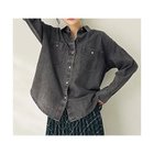 【エニー/ANY】のオーバーデニムシャツ 人気、トレンドファッション・服の通販 founy(ファニー) ファッション Fashion レディースファッション Fashion for Women トップス・カットソー Cut & Sew Tops シャツ・ブラウス・オフィスカジュアル Elegant Blouses & Button-Ups インナー Innerwear タンク Tank Top, Sleeveless Top デニム Denim, Jeans Material トレーナー Sweatshirt, Trainer バランス Balance, Style Balance ボトム Bottoms, Lower Wear thumbnail フェードブラック|ID: prp329100004935599 ipo3291000000037038378