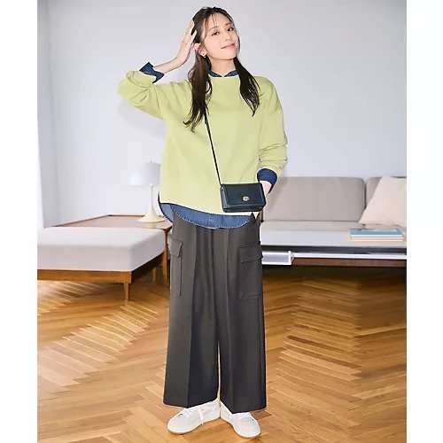 【エニー/ANY】のオーバーデニムシャツ 人気、トレンドファッション・服の通販 founy(ファニー) 　ファッション　Fashion　レディースファッション　Fashion for Women　トップス・カットソー　Cut & Sew Tops　シャツ・ブラウス・オフィスカジュアル　Elegant Blouses & Button-Ups　インナー　Innerwear　タンク　Tank Top, Sleeveless Top　デニム　Denim, Jeans Material　トレーナー　Sweatshirt, Trainer　バランス　Balance, Style Balance　ボトム　Bottoms, Lower Wear　other-2|ID: prp329100004935599 ipo3291000000037038379