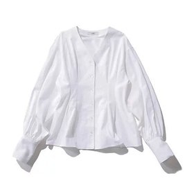 【スアデオ/suadeo】のリネン混ジャケット風ブラウス 大人の最旬トレンドファッション＆コーディネート founy(ファウニー) ファッション Fashion レディースファッション Fashion for Women アウター Coat / Outerwear Collection レディースジャケット・軽アウター Jackets インナー Innerwear エレガント 上品 Elegant 春 Spring カフス Cuff Design 今季 This Season, Current Season ジャケット Jacket, Outerwear デニム Denim, Jeans Material トレンド Trend, Trending Now ネックレス Necklace, Pendant Necklace バランス Balance, Style Balance パターン Pattern, Design Print フィット Fit, Slim Fit フレア Flare, Flared フロント Front, Front Design リネン Linen, Linen Fabric S/S・春夏 SS, Spring/Summer, Warm Season 夏 Summer |ID:prp329100004935602