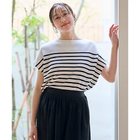 【エニー/ANY】の【新色追加/14色展開】アクリルガーターフレンチスリーブニット 人気、トレンドファッション・服の通販 founy(ファニー) ファッション Fashion レディースファッション Fashion for Women トップス・カットソー Cut & Sew Tops ニット Knit Tops & Sweaters おすすめ Recommended / Our Picks スラックス Slacks, Dress Pants スリーブ Sleeve, Long Sleeve / Short Sleeve デニム Denim, Jeans Material フレンチ French, French Style thumbnail オフ×ブラック|ID: prp329100004935610 ipo3291000000037038459