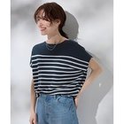 【エニー/ANY】の【新色追加/14色展開】アクリルガーターフレンチスリーブニット 人気、トレンドファッション・服の通販 founy(ファニー) ファッション Fashion レディースファッション Fashion for Women トップス・カットソー Cut & Sew Tops ニット Knit Tops & Sweaters おすすめ Recommended / Our Picks スラックス Slacks, Dress Pants スリーブ Sleeve, Long Sleeve / Short Sleeve デニム Denim, Jeans Material フレンチ French, French Style thumbnail ネイビー×オフ|ID: prp329100004935610 ipo3291000000037038460