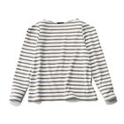 【エムセブンデイズ/M7days】の【東原妙子さんコラボ】【洗える】パワショル長袖Tシャツ ホワイト×ベージュボーダー|ID: prp329100004935612 ipo3291000000037249807