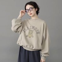 【レミレリーフ/REMI RELIEF】の【HPS別注】SP加工スーピマ裏毛クルー(ILLINOIS) 大人の最旬トレンドファッション＆コーディネート founy(ファウニー) ファッション Fashion レディースファッション Fashion for Women スウェット / スエット Sweatshirt, Sweatwear スーピマ Supima, Premium Cotton セットアップ Set-Up, Coordinated Outfit プリント Print, Printed Pattern 別注 Limited Edition, Custom Order 旅行 Travel |ID:prp329100004935621