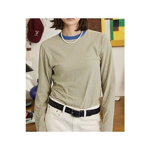 【オブラダ/Oblada】のMULTI BORDER LONG TEE インテリア・キッズ・メンズ・レディースファッション・服の通販 founy(ファウニー) https://founy.com/ ファッション Fashion レディースファッション Fashion for Women スリーブ Sleeve, Long Sleeve / Short Sleeve ボーダー Border, Stripe ロング Long, Long-Length 春 Spring |ID: prp329100004935625 ipo3291000000037328584