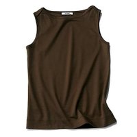 【スローン/SLOANE】の【Marisol別注】ボートネックカットソー 人気、トレンドファッション・服の通販 founy(ファニー) ファッション Fashion レディースファッション Fashion for Women トップス・カットソー Cut & Sew Tops カットソー・ベーシックTシャツ Cut-and-Sewn Tops / Stretch Tees & Basics インナー Innerwear デコルテ Décolleté, Neckline トレンド Trend, Trending Now ノースリーブ Sleeveless, No-Sleeve フェミニン Feminine, Girly エレガント 上品 Elegant 別注 Limited Edition, Custom Order 洗える Machine Washable |ID:prp329100004935628